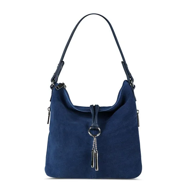 2018 Fashion Women Split Leather Shoulder Bag Female Suede Casual Crossbody Handbag Casual Lady