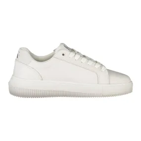 Calvin Klein White Leather Womens Sneaker