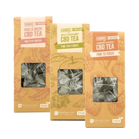 Canndid CBD Tea - Pack of 20 Flavoured Tea Bags - 300mg CBD/Pack