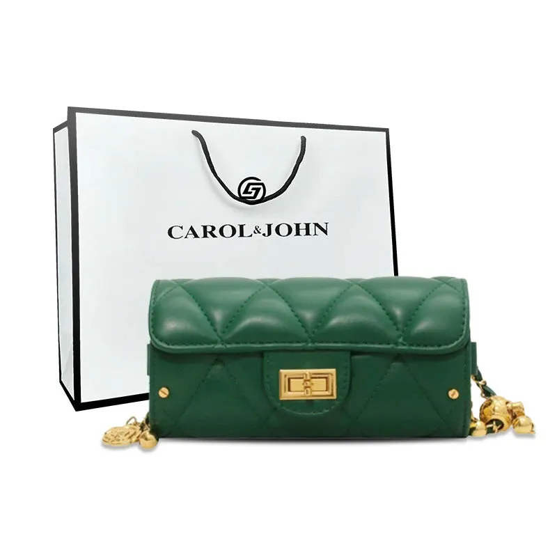 Carol & John's Papillon Rhombus Gold Chain Bag