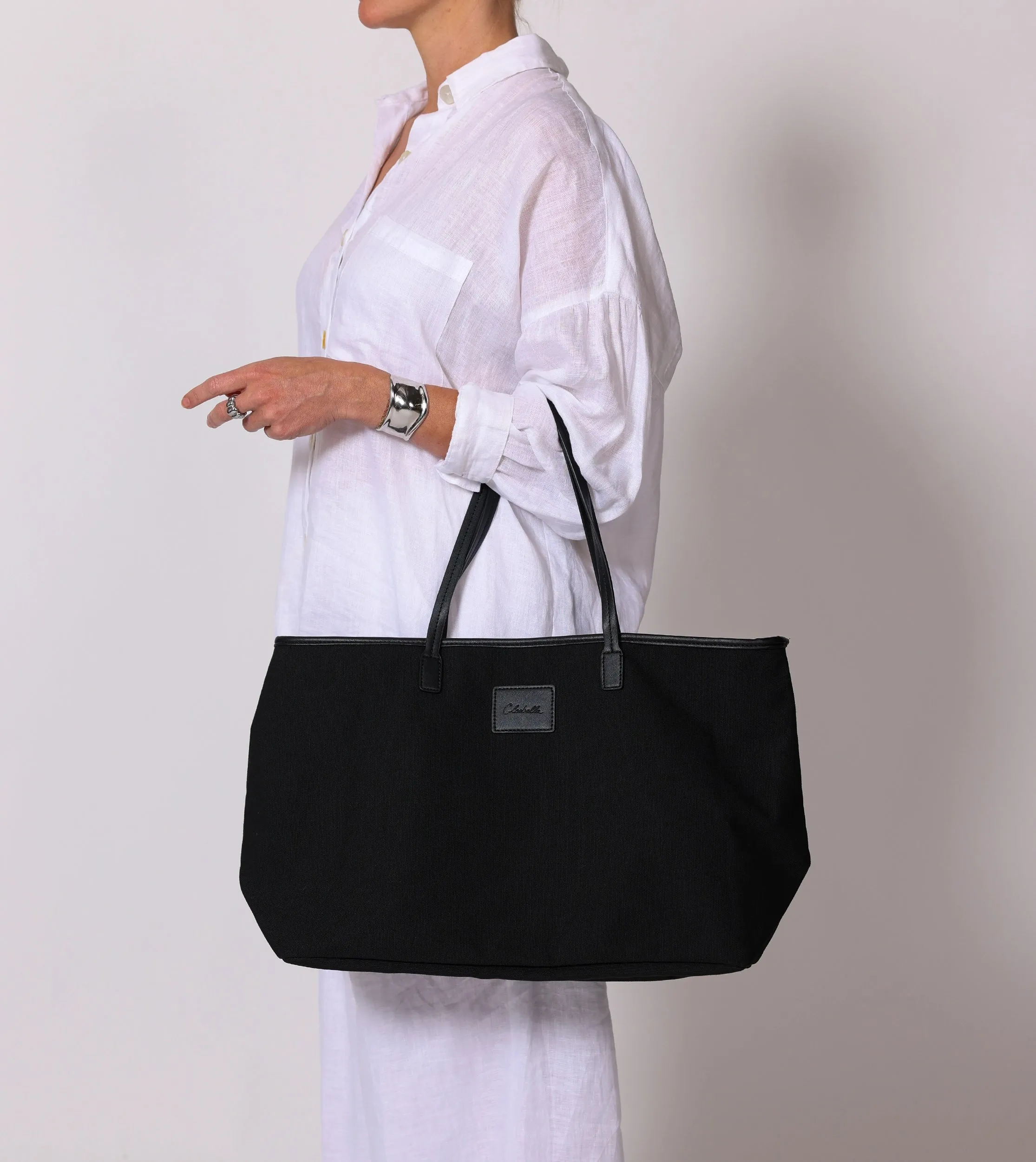 Cleobella Canvas Tote | Black