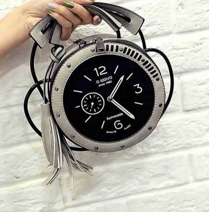 Creative Crossbody Clock Like Handbag