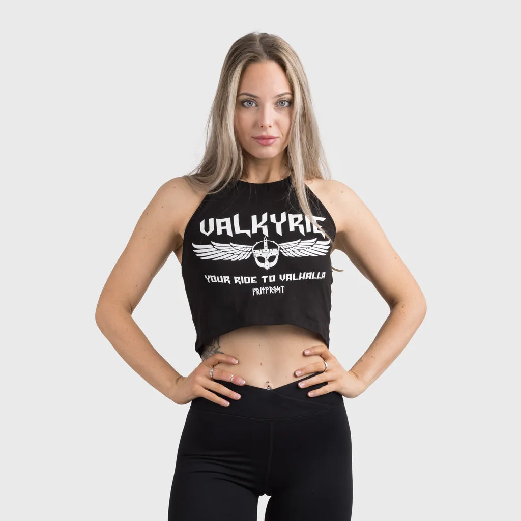 Crop Top, Valkyrie, Black