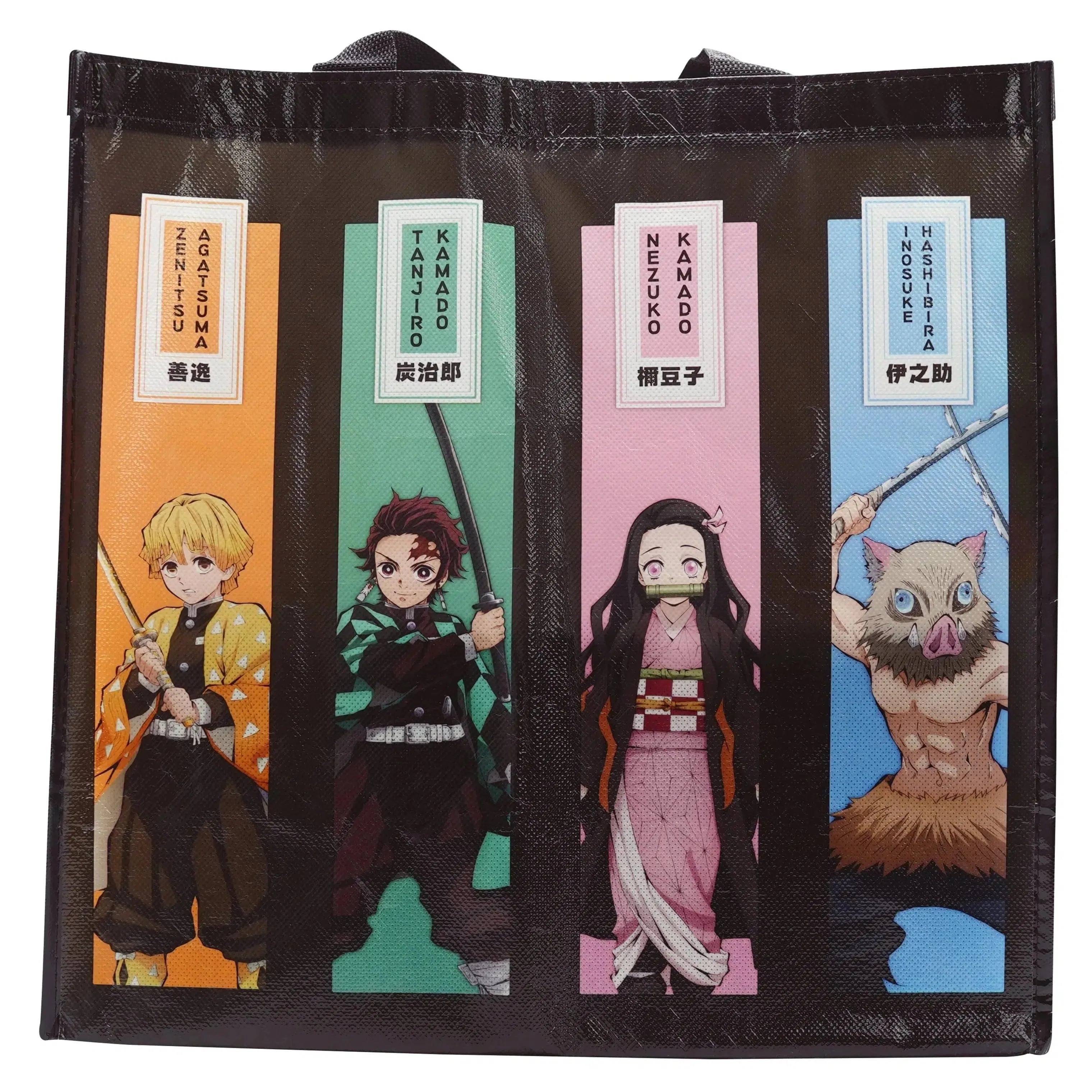 Demon Slayer - Inosuke, Zenitsu, Nezuko & Tanjiro Tote Shopping Bag - ABYstyle