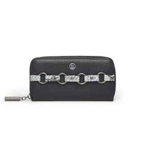 Ellen Black Zip Around Wallet