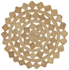 Flatweave Tessellate Jute Rug - Natural