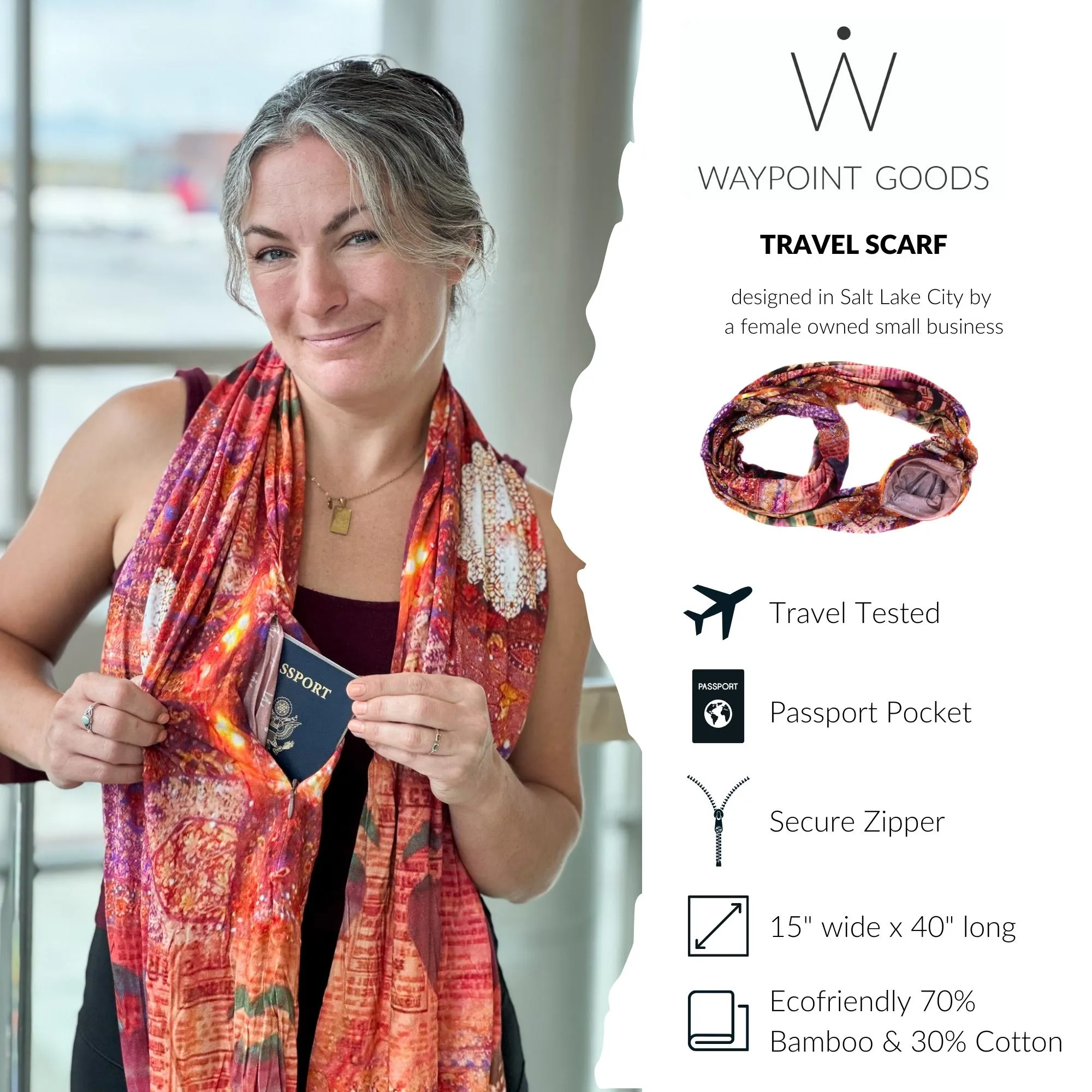 JASMINE & JAIN // Travel Scarf