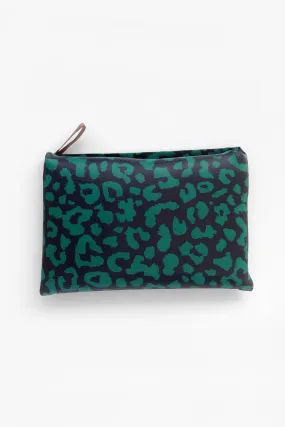 Large Reusable Shopping Bag - Jade Cheetah