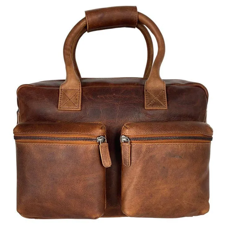 Larry Men's Supple Cowhide Leather Large Western Bag