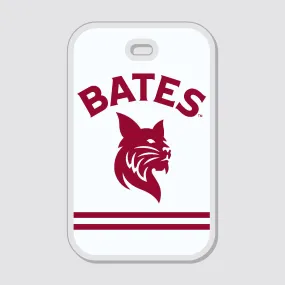 Luggage Tag with Arched BATES & Bobcat Icon