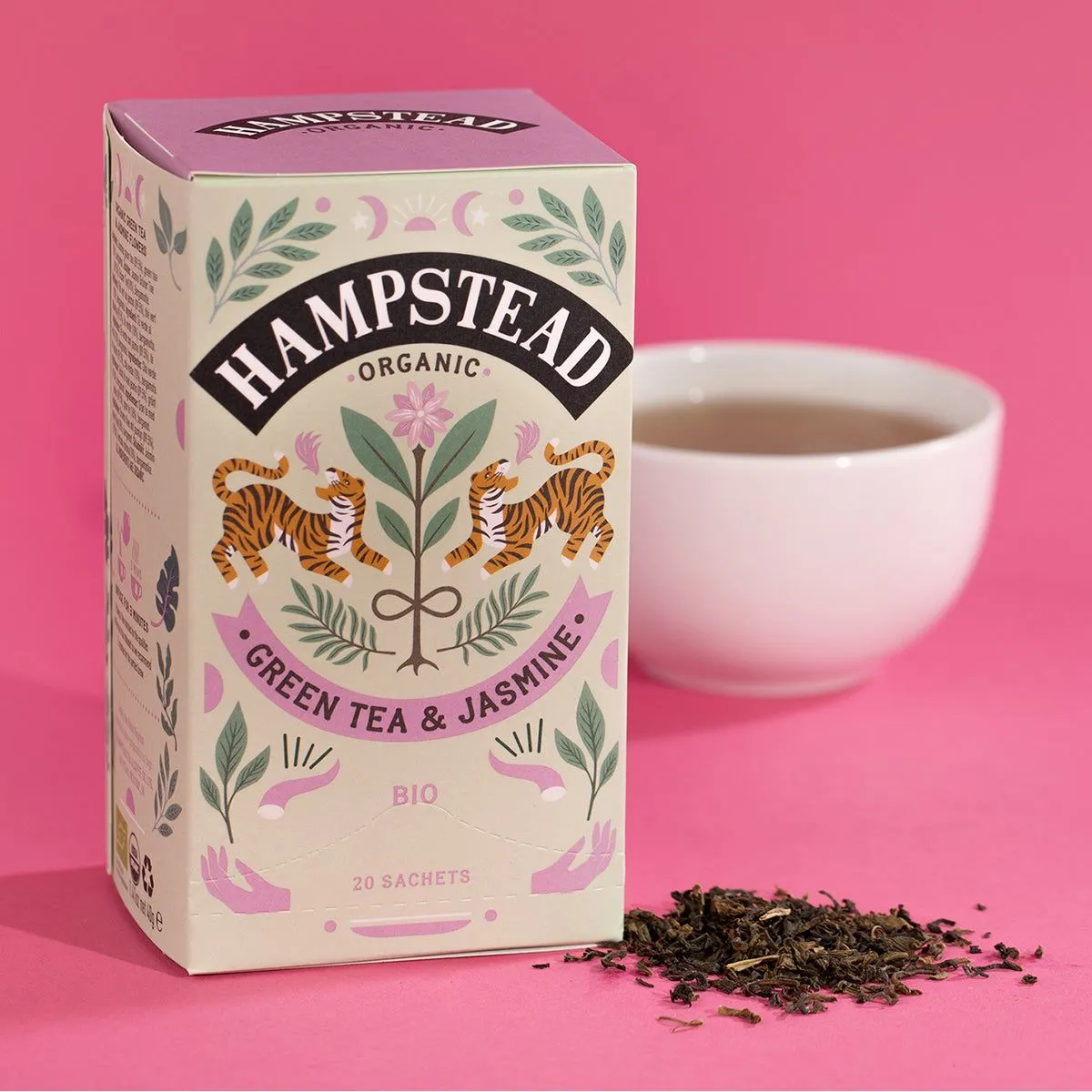 Organic Green Tea & Jasmine Tea Bags