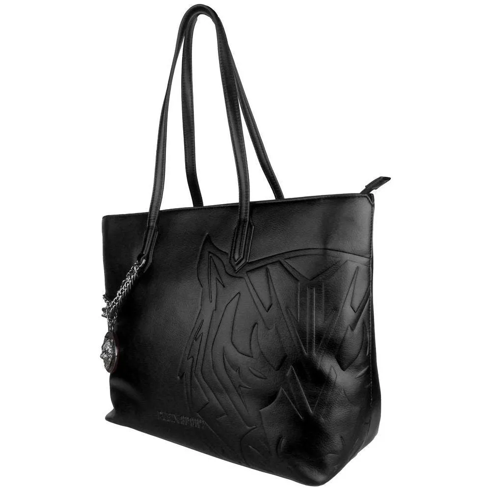 Plein Sport Black Polyethylene Women Shoulder Bag