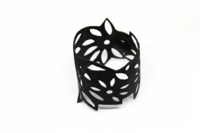 Recycled inner tube bracelet Floral