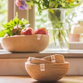 Respiin Jute Mini Bowl Set - Natural