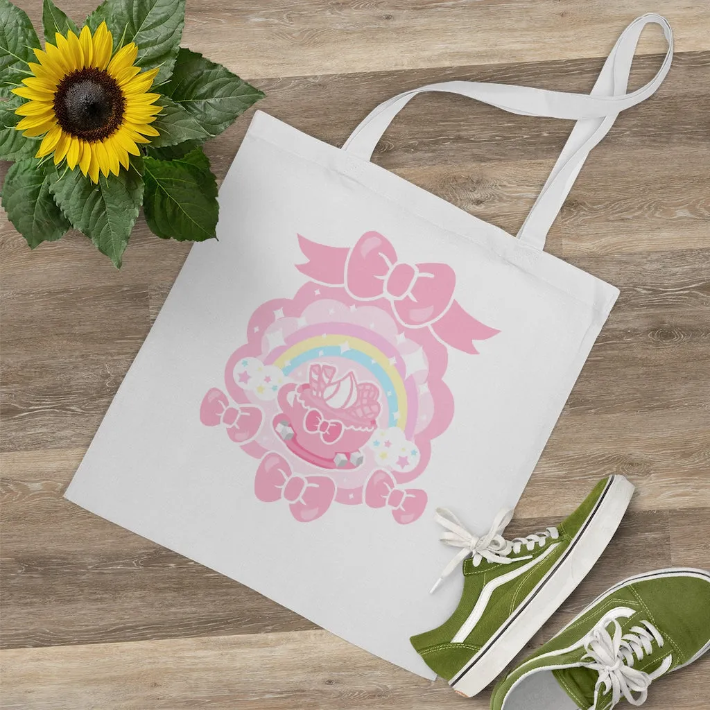 Teatime Fantasy Cotton Tote Bag