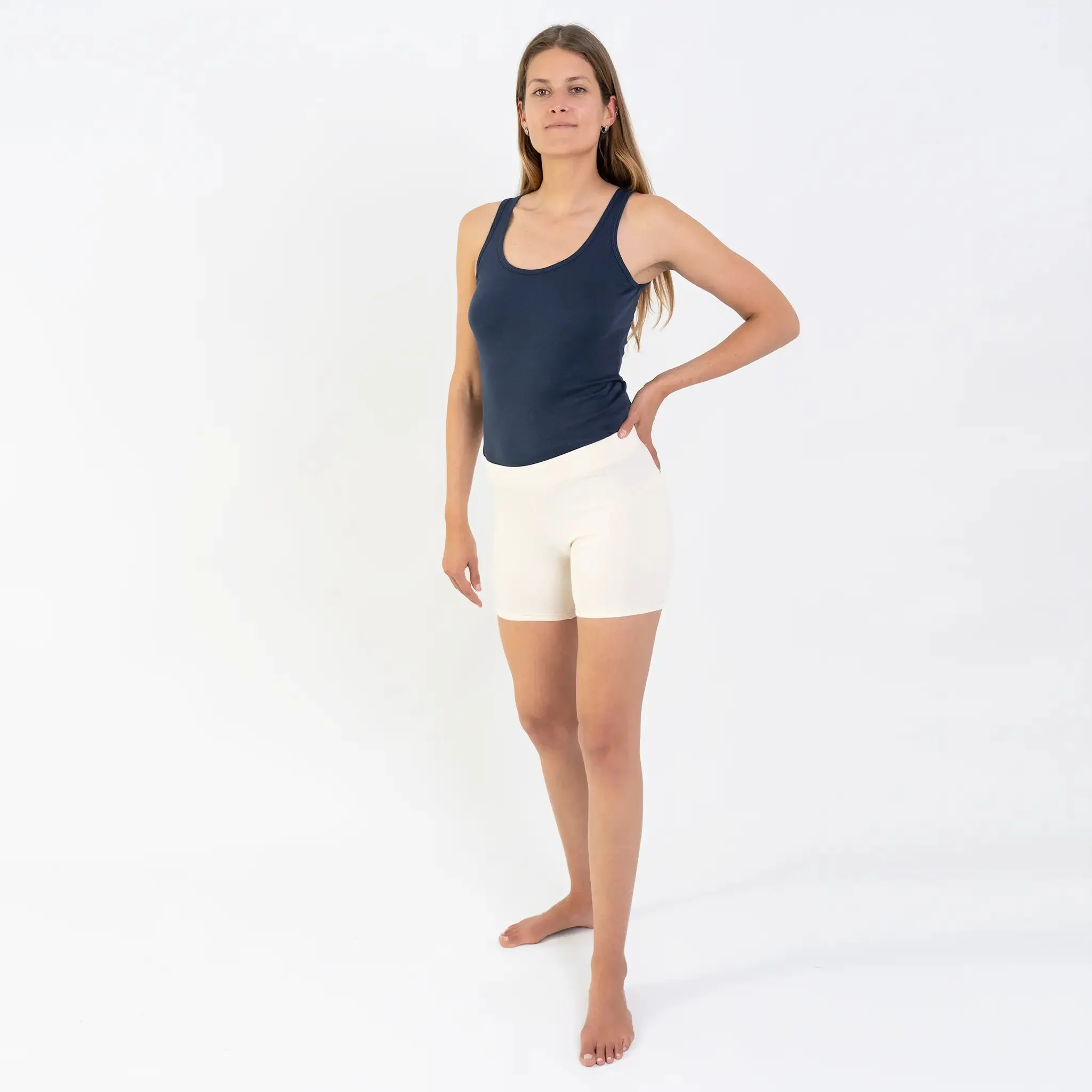 Women's Organic Pima Cotton Biker Shorts