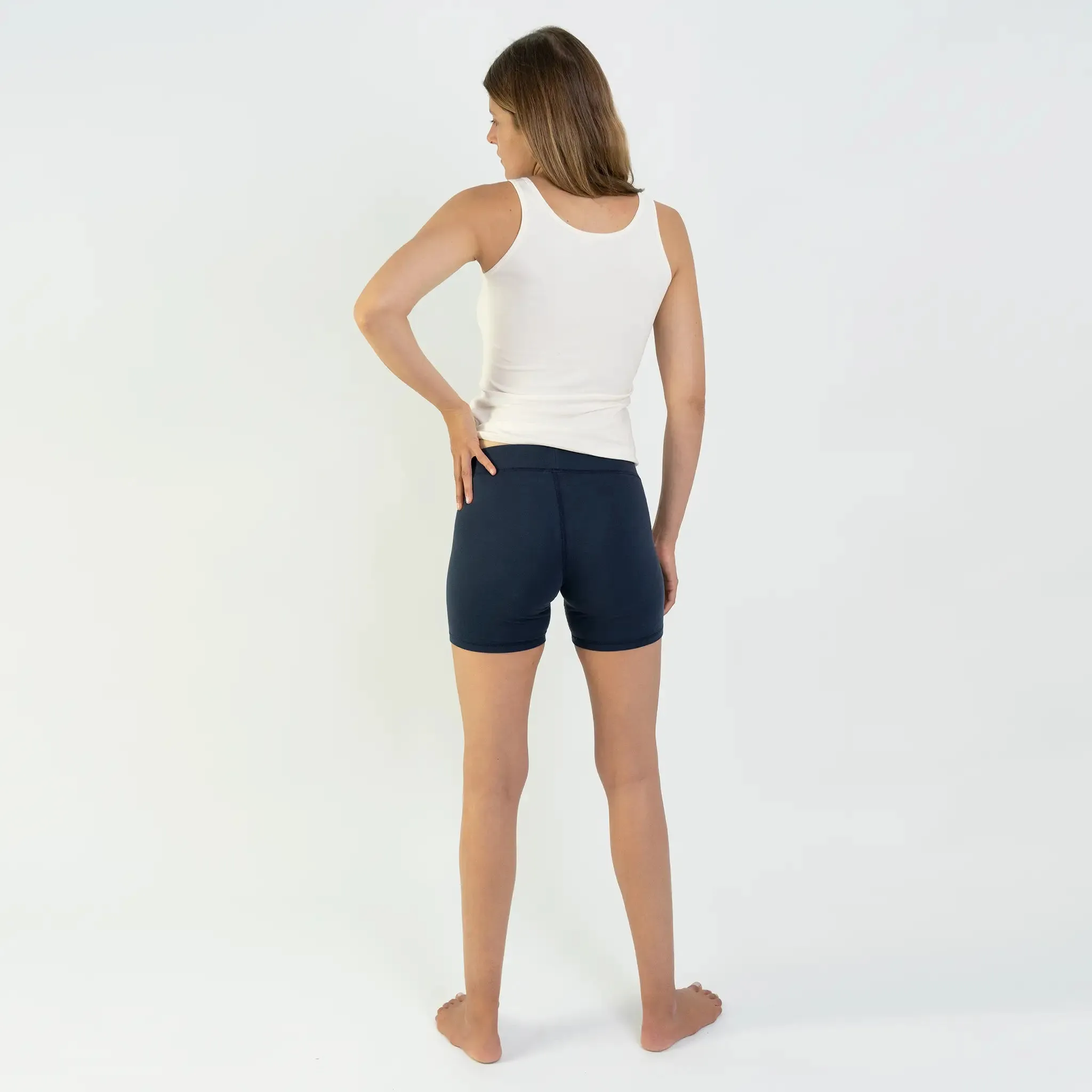 Women's Organic Pima Cotton Biker Shorts