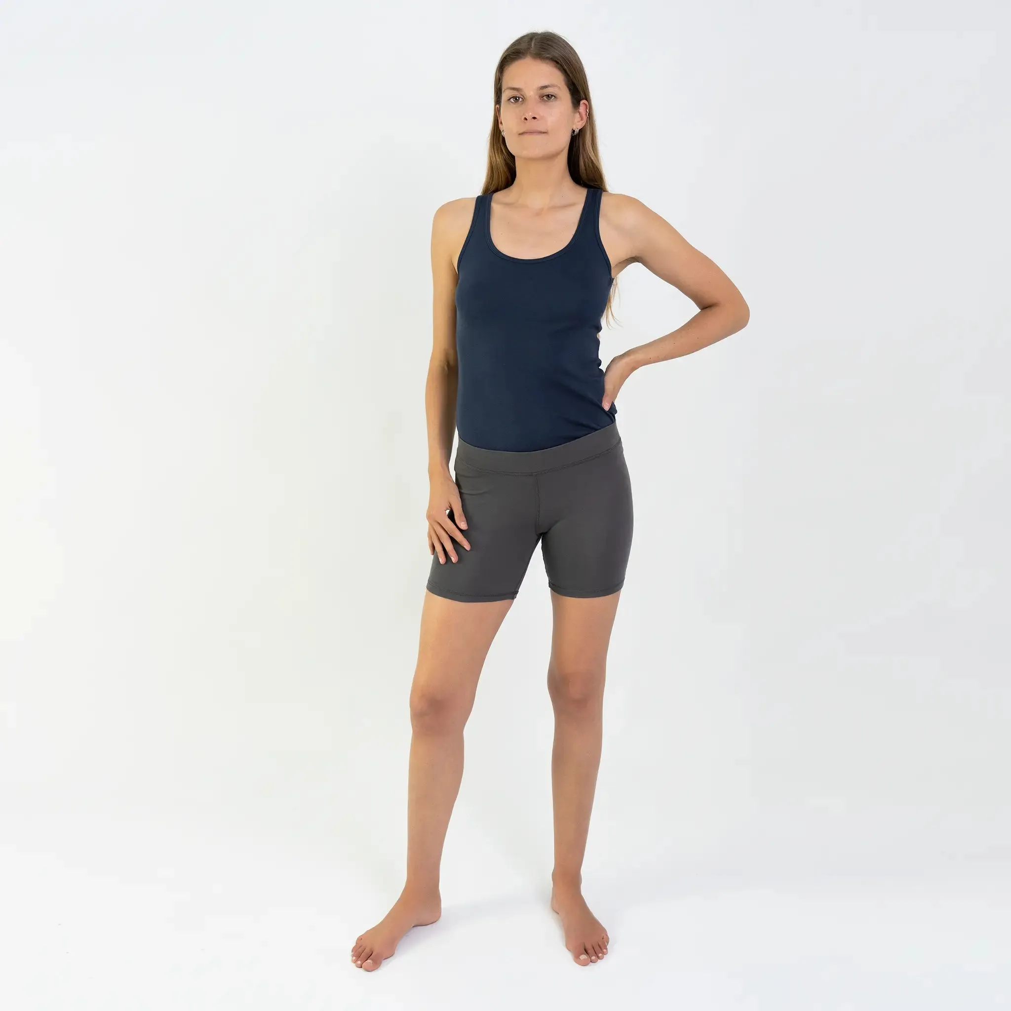 Women's Organic Pima Cotton Biker Shorts