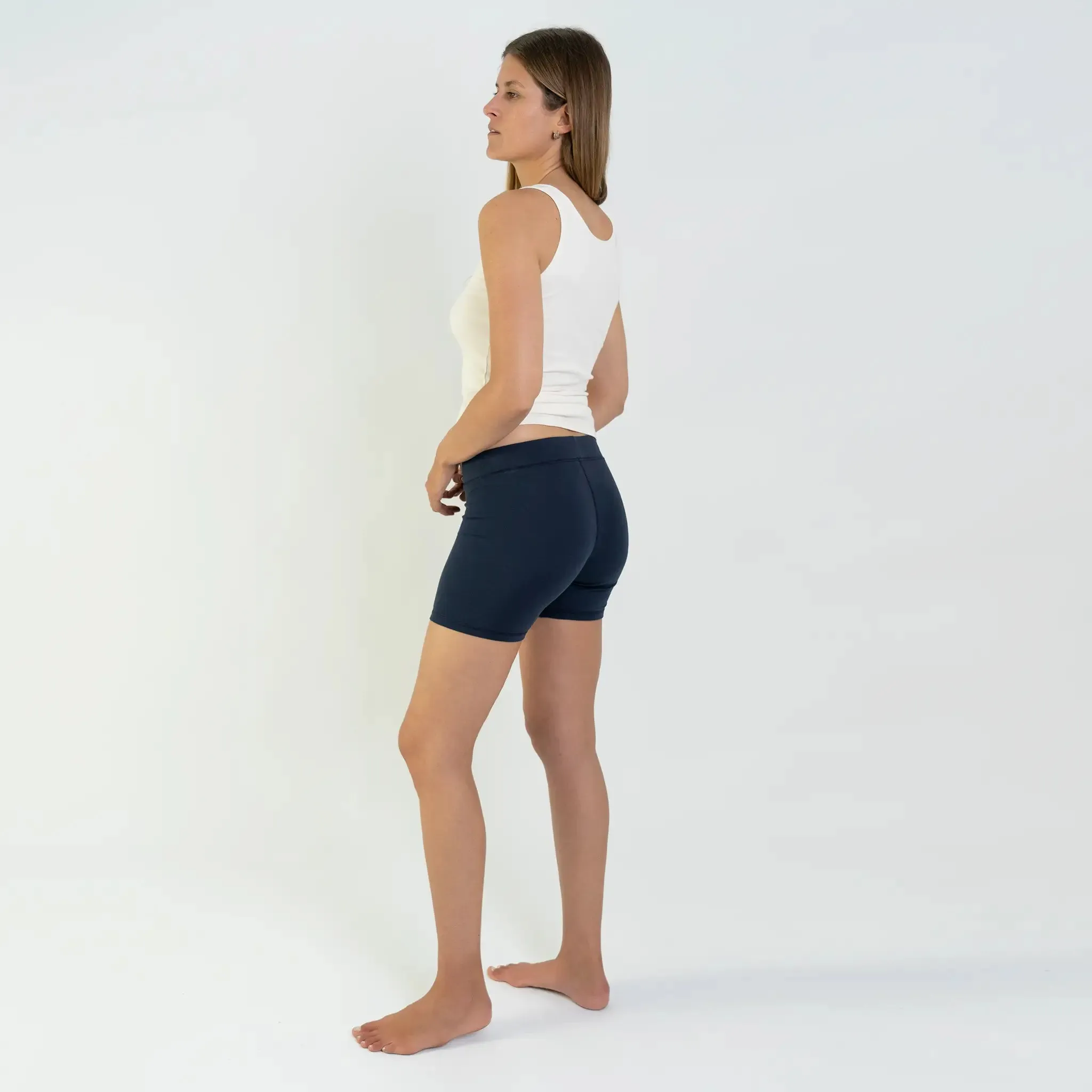 Women's Organic Pima Cotton Biker Shorts